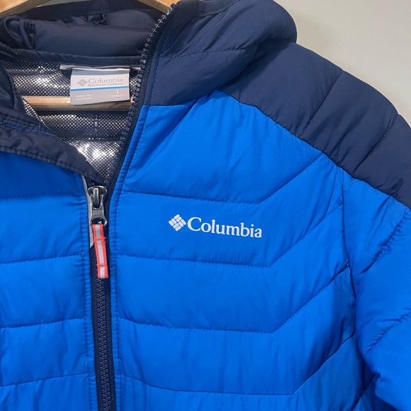 Columbia Kids Two-Tone Blue Puffer Jacket - Picture 3 of 6